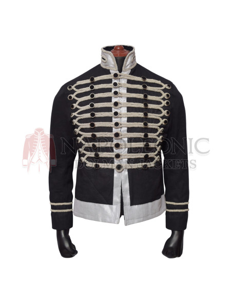 Wedding Notched Lapel Vintage Hussar Jacket