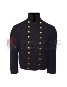 Blue Wool Hussar Military Jacket