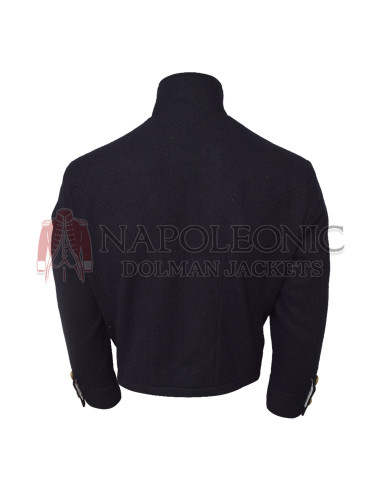 Blue Wool Hussar Military Jacket