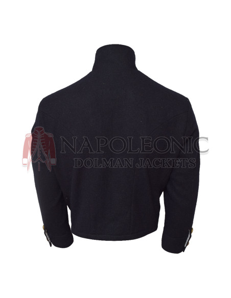 Blue Wool Hussar Military Jacket