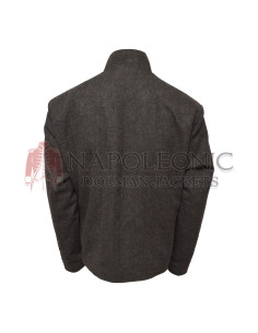 Slate Black Charcoal 1950 Military Band Jacket 2