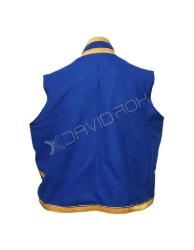 Blue Wool Hussar Dolman Waistcoat