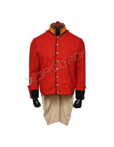 Red Coat Long Tails German Army Uniform