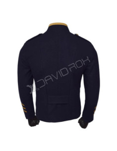 Gold Braid Hussar Military Blue Jacket 2