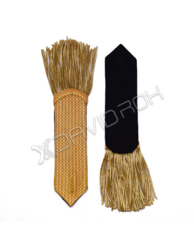 Gold Bullion 42nd Officer Jacket Epaulets