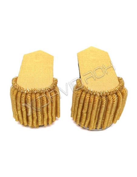 1810 British French Gold Laced Bullion Fringe Epaulette