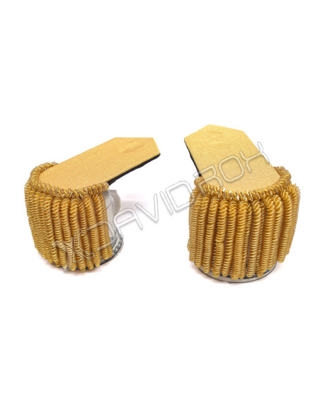 1810 British French Gold Laced Bullion Fringe Epaulette