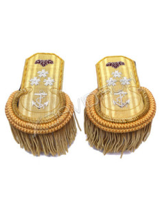 Gold Bullion Shoulder Epaulette Star Pair 2