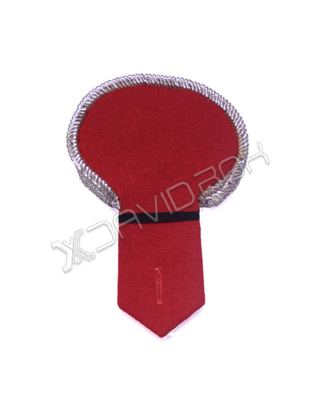 Silver Bullion Shoulder Epaulettes