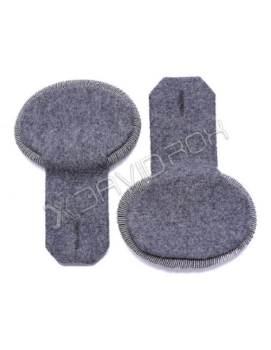 Grey Wool Simple Shoulder Epaulettes