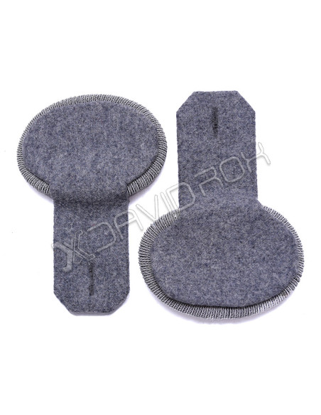 Grey Wool Simple Shoulder Epaulettes