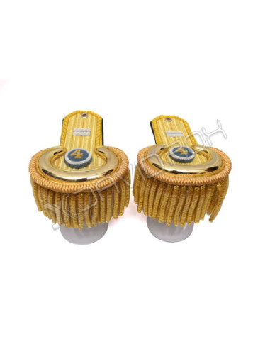 Opulent Gold Bullion Epaulette with Fringes