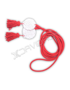 British Red and White Tassel Shako Cord
