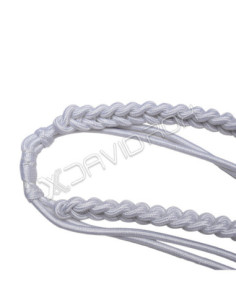 British Officer Military White Aiguillette 2