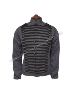 Women Roses Steampunk Fitted Military Jacket