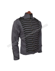 Women Roses Steampunk Fitted Military Jacket 2