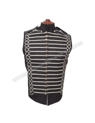 Steampunk Hussar Military Drummer Parade Sleeveless