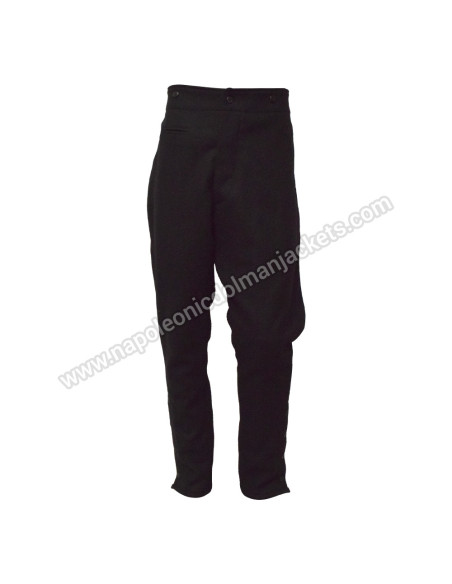 WWII German Allgemeine SS Black Wool Breeches