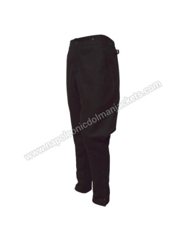 WWII German Allgemeine SS Black Wool Breeches