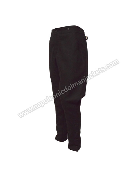 WWII German Allgemeine SS Black Wool Breeches