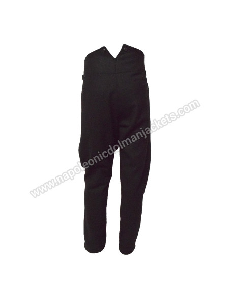 WWII German Allgemeine SS Black Wool Breeches