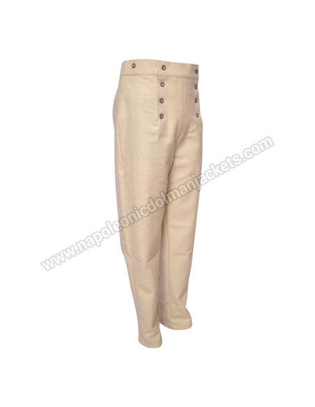 Steampunk Victorian Architect Men Khaki Trousers
