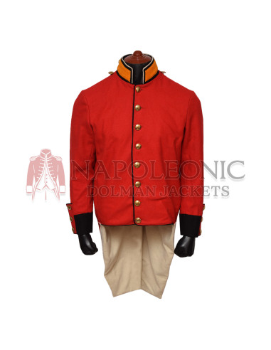 Red Coat Long Tails German Army Uniform