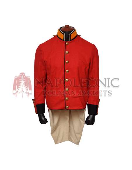 Red Coat Long Tails German Army Uniform