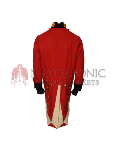 Red Coat Long Tails German Army Uniform