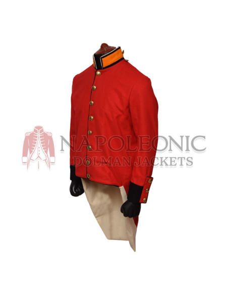 Red Coat Long Tails German Army Uniform