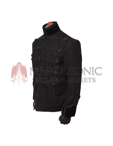 Victorian Rifle Black Officer Dress Tunic