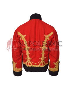Red Pelisse Lieutenant 7th Hussar Jacket 2