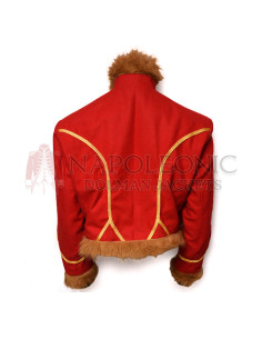 Victorian Antique Red Hussar Military Uniform 2