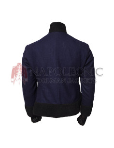 Women Shearling Band Officer Hussar Jacket 2